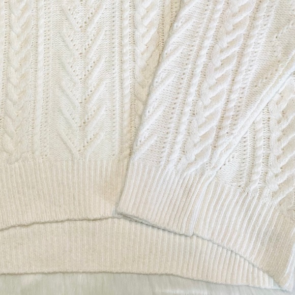 Alpaca Chunky Oversized Sweater Braided Knit Wool - Picture 10 of 14